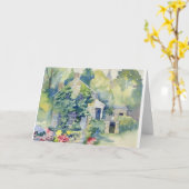 Carte Home Sweet Home (Fleur jaune)