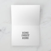 Carte Home sweet home design minimal (Intérieur)