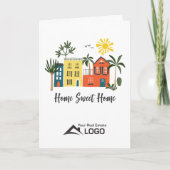 Carte Home Sweet Home Scandinave Custom Real Estate (Devant)