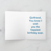 Carte Homegirl de joyeux anniversaire (Intérieur)