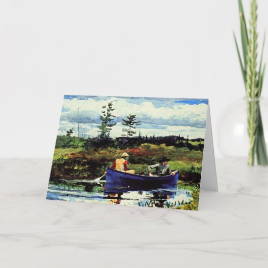 Carte Homer - Le bateau bleu, (Devant)