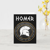 Carte Homer Les Héros Iliad Et Odyssée Du Trojan W (Fleur jaune)