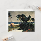 Carte Homer - Nassau 1899, (Devant/Arrière en situation)