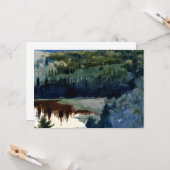 Carte Homer - Village indien, Adirondacks (Devant/Arrière en situation)