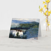 Carte Homer - Village indien, Adirondacks, (Fleur jaune)