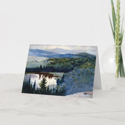 Carte Homer - Village indien, Adirondacks, (Devant)