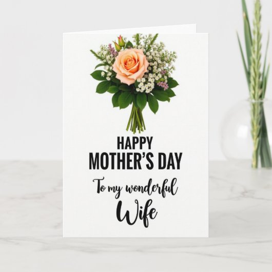 Carte Hommage Chevron Bloom (Devant)
