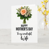Carte Hommage Chevron Bloom (Fleur jaune)