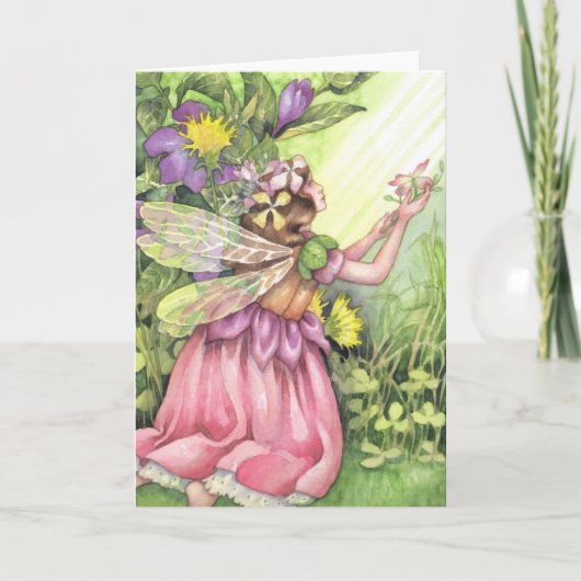 Carte Hommage - Fairy Greeting Card (Devant)