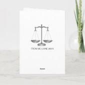 Carte Homme Avocat Anniversaire (Dos)