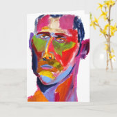 Carte Homme beau (Fleur jaune)