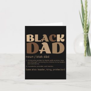 Carte Homme Black Papa Melanin Définition Africain Améri
