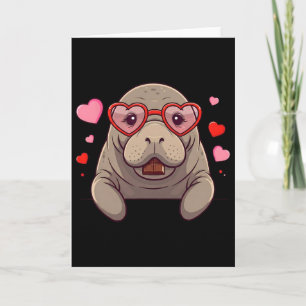 Carte Homme de mer drôle coeur chocolat valentin femmes