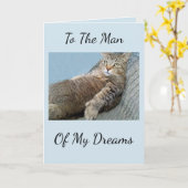 Carte Homme De Mes Rêves Anniversaire (Fleur jaune)