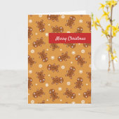 Carte Homme de pain d'épices (Fleur jaune)