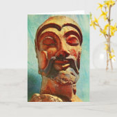 Carte homme de pierre (Fleur jaune)