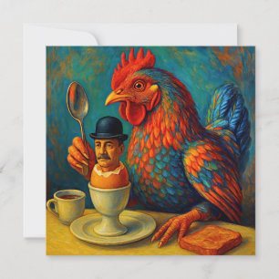 Carte Homme dur - Fowl Play au petit-déjeuner