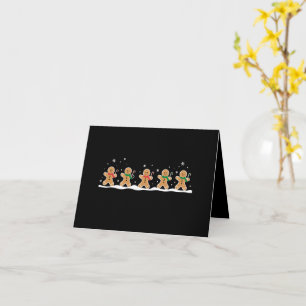 Carte Homme en pain d'épices Mignon Noël Fête Baker