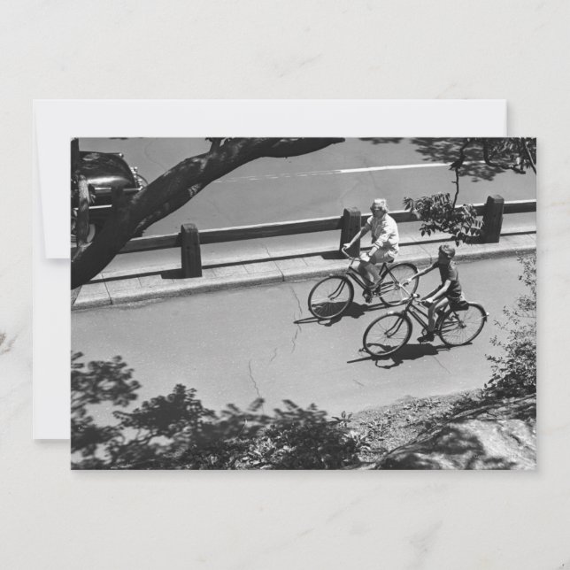 Carte Homme et garçon Cyclisme (Devant)