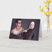 Carte Homme et Nun (Fleur jaune)