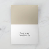 Carte Homme fête des pères Sur Vélo Dirt (Intérieur)