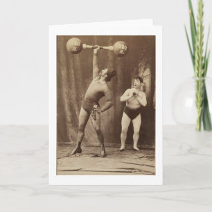 Carte Homme fort et ami