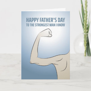 CARTE HOMME LE PLUS FORT QUE JE CONNAISSE POUR LA FÊTE D