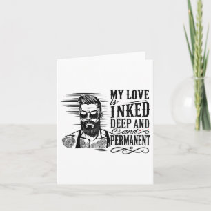 Carte Homme pour tatouage d'homme tatoué anti Saint-Vale