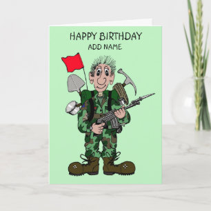 Carte Homme soldat