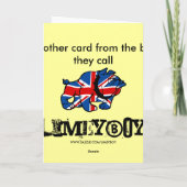 Carte Hommes amusants (Dos)