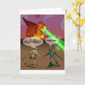 Carte Hommes d'armée travaillant ensemble (Fleur jaune)