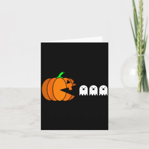 Carte Hommes de joueur de fantôme drôle de Halloween man