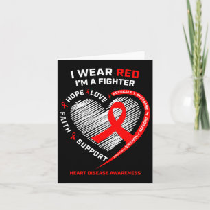 Carte Hommes Dons Guerrier Red Fighter Maladie cardiaque