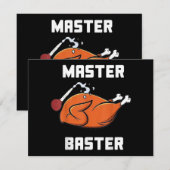 Carte Hommes Femmes Master Baster Funny Turquie Baster M (Devant / Derrière)