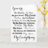 carte hommes-femmes romantique de la carte (Fleur jaune)