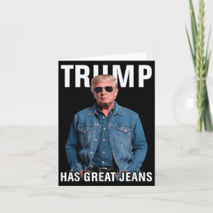 Carte Hommes Femmes Trump A De Grands Jeans Mème Drôle