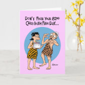 Carte Homme's Funny 82e anniversaire (Fleur jaune)