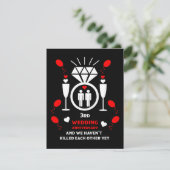 Carte Hommes homosexuels 3e anniversaire de Mariage (Debout devant)