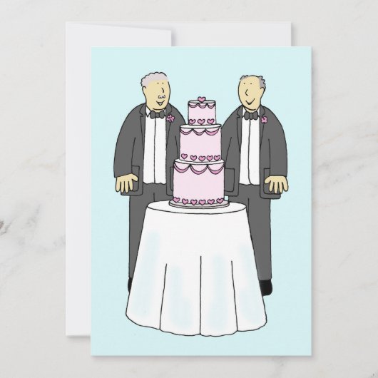 Carte Hommes Mariages Félicitations (Devant)