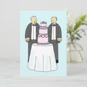 Carte Hommes Mariages Félicitations (Debout devant)