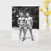 Carte Homosexuels vintages (Fleur jaune)