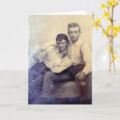 Carte Homosexuels vintages (Fleur jaune)