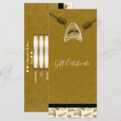 Carte Honey Bee Beehive Certificat cadeau biologique Vin (Devant / Derrière)