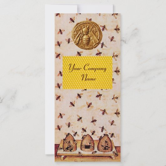 CARTE HONEY BEE, BEEKEEPER APIARIST (Dos)