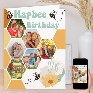 Carte Honeypeb 6 Photo Collage Hapbee Anniversaire