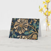 Carte Honeysuckle, William Morris (Fleur jaune)