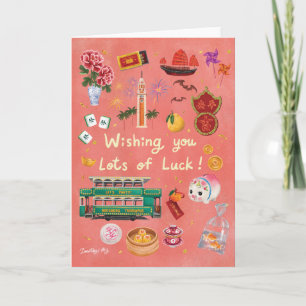 Carte Hong Kong vous souhaite chance