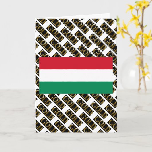 CARTE HONGRIE (Fleur jaune)