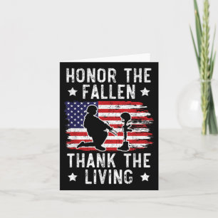 Carte Honneur The Fallen Merci The Living Usa American