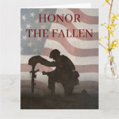 Carte Honor the Pièges (Fleur jaune)